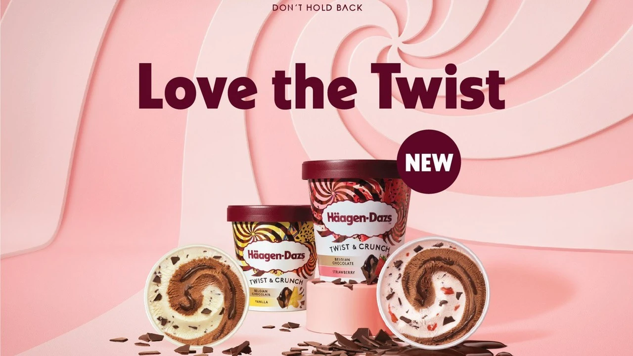 Tận hưởng mùa hè rực rỡ và đầy sáng tạo cùng bộ sưu tập kem mới Twist & Crunch của Häagen-Dazs