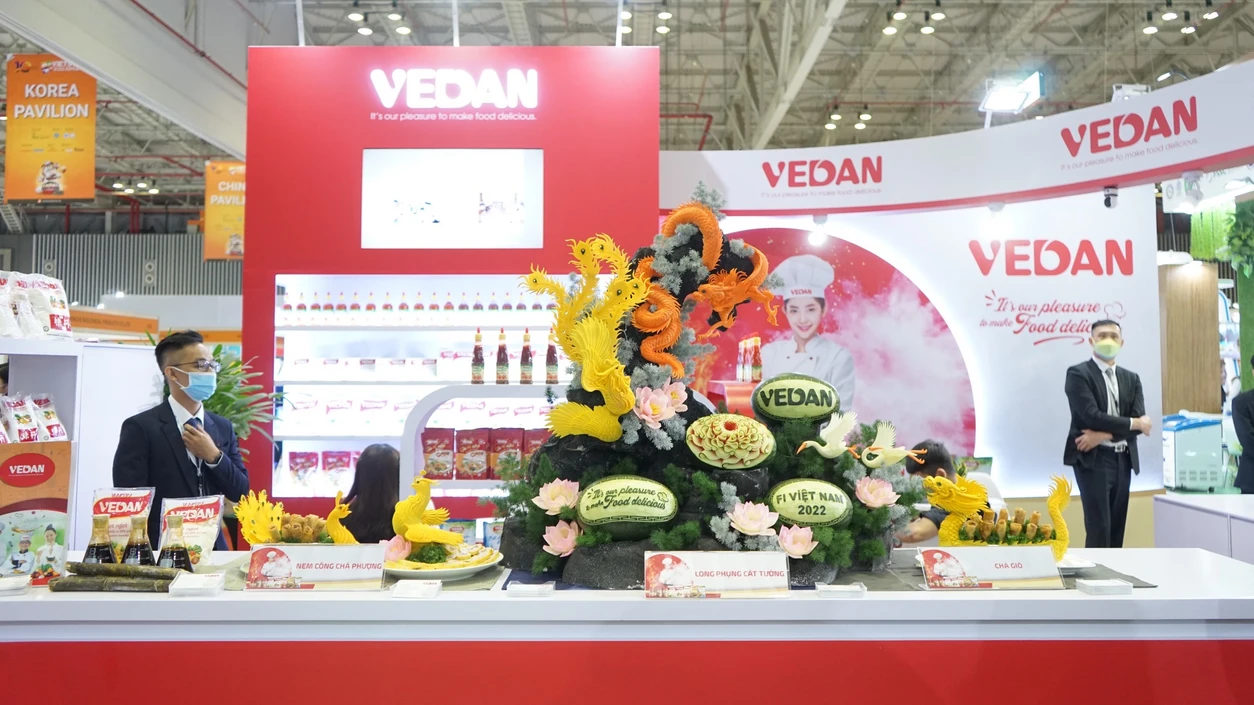Sự hiện diện đầy ấn tượng của gian hàng Vedan tại triển lãm Fi Vietnam 2022