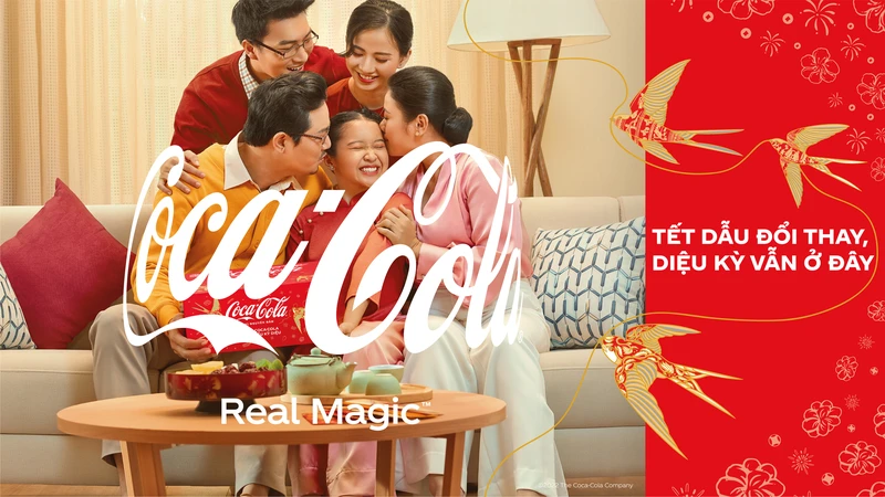Coca-Cola mang đến thông điệp mới trong chiến dịch Tết 2023 “Tết dẫu đổi thay, diệu kỳ vẫn ở đây”