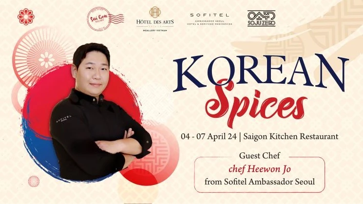 Sự kiện ẩm thực Hàn Quốc – Korean Spices tại nhà hàng Saigon Kitchen