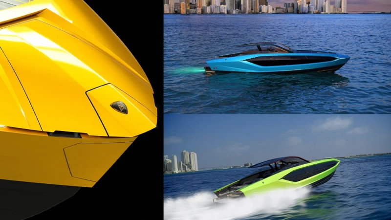 Lamborghini thiết kế du thuyền trông như siêu xe, giá 3,4 triệu USD