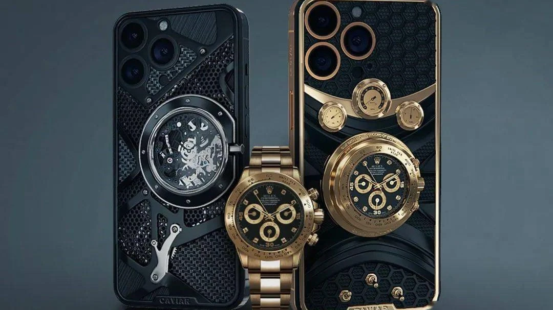 Phiên bản giới hạn iPhone 14 của Caviar gắn đồng hồ Rolex ở mặt lưng