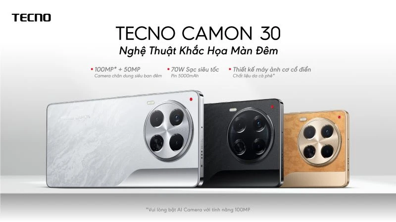 Khám phá Tecno Camon 30 - “Nghệ thuật khắc họa màn đêm”