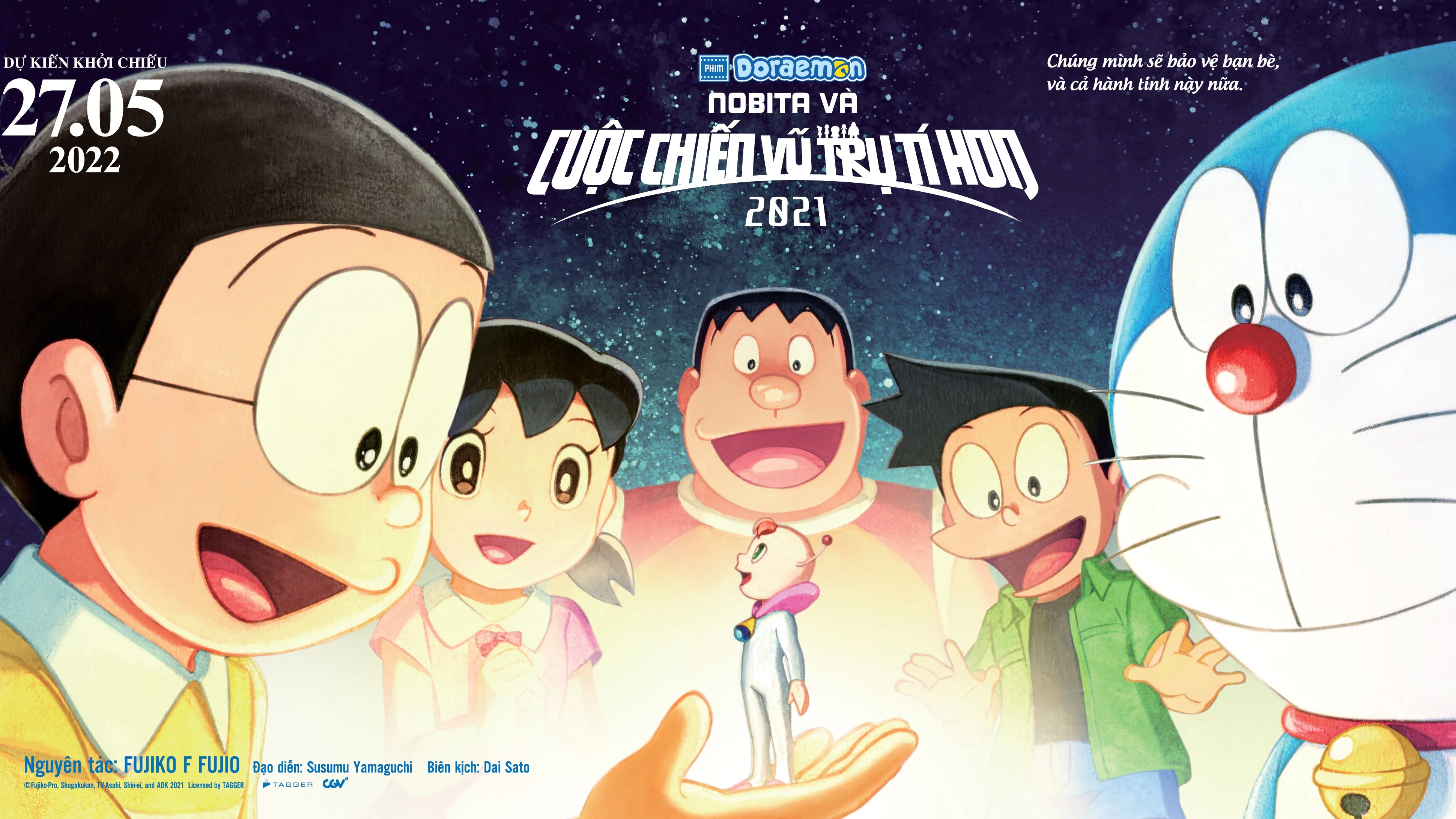 Phim Điện Ảnh Doraemon: Nobita Và Cuộc Chiến Vũ Trụ Tí Hon 2021 mở màn ấn tượng với vị trí số 1 doanh thu phòng vé Việt cuối tuần qua.