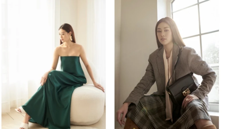 Hoa hậu Khánh Vân biến hoá linh hoạt trong bộ ảnh thời trang mới
