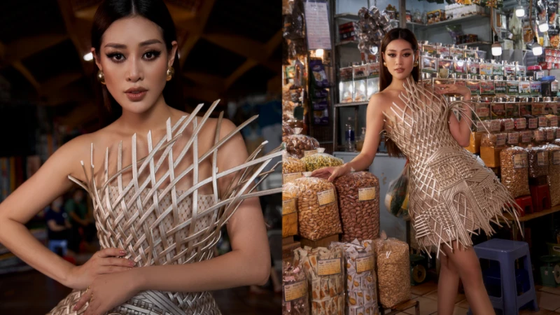 Hoa hậu Khánh Vân quảng bá TP.HCM thông qua trang phục tại Miss Universe