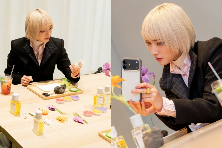  Châu Bùi & Huang Long: Hai cá tính nổi bật trong sự kiện ra mắt flagship store LOEWE Perfumes