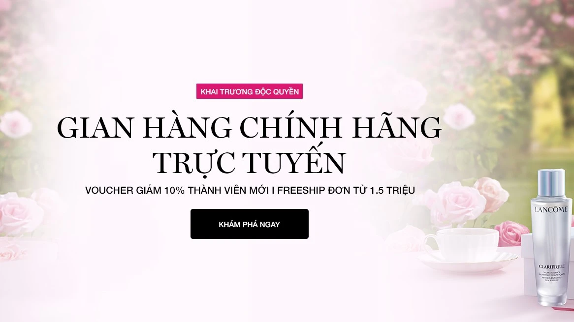 Lancôme ra mắt cửa hàng trực tuyến đầu tiên tại Việt Nam