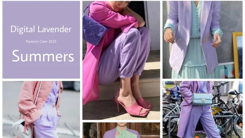 Màu tím Digital Lavender sẽ là màu sắc chủ đạo cho năm 2023