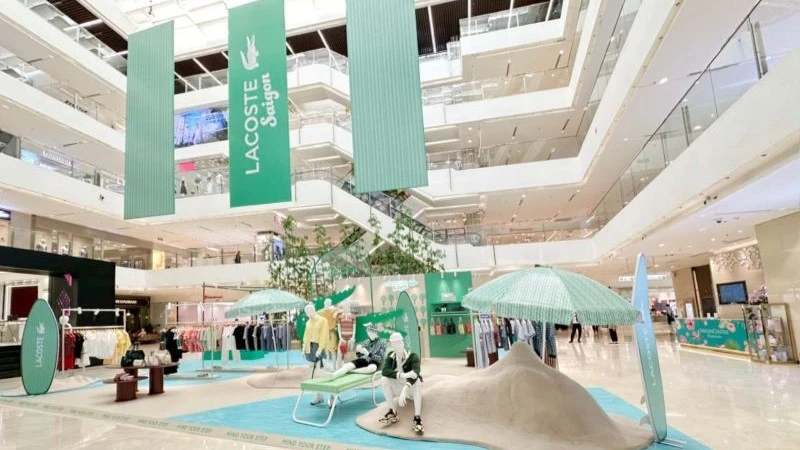 Lacoste khởi động Concept mùa hè tại sảnh sự kiện Saigon Centre