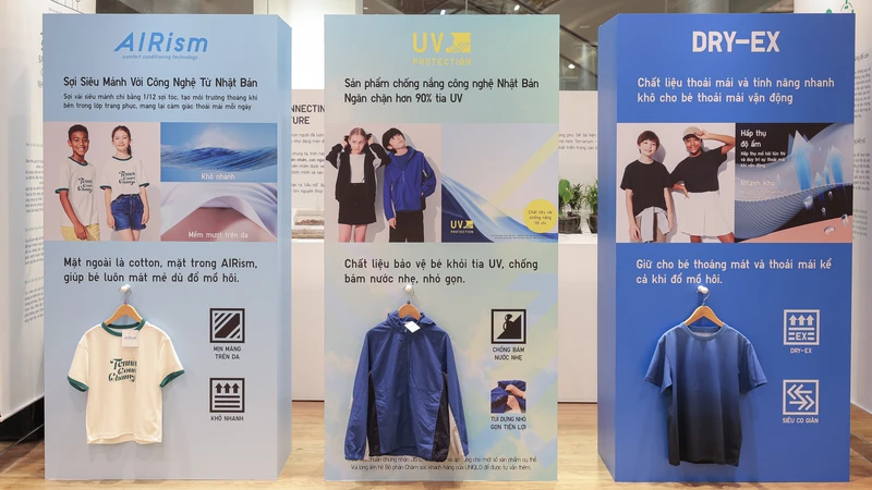 UNIQLO giới thiệu dòng sản phẩm cho trẻ em với chất lượng Nhật Bản