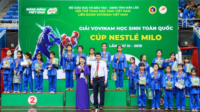 Khai mạc Giải Vovinam học sinh toàn quốc lần thứ III năm 2019 – Cúp Nestlé MILO