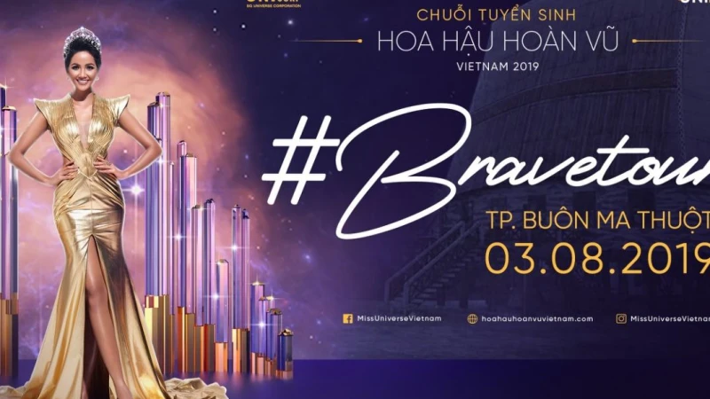 Khởi động chuỗi tuyển sinh “Brave Tour” tìm kiếm người kế nhiệm hoa hậu H’Hen Niê