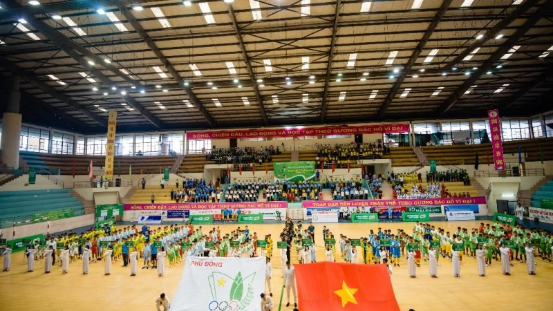 Khởi tranh vòng chung kết: Giải bóng đá Hội khỏe Phù Đổng học sinh tiểu học và THCS toàn quốc Cúp Milo - năm 2019