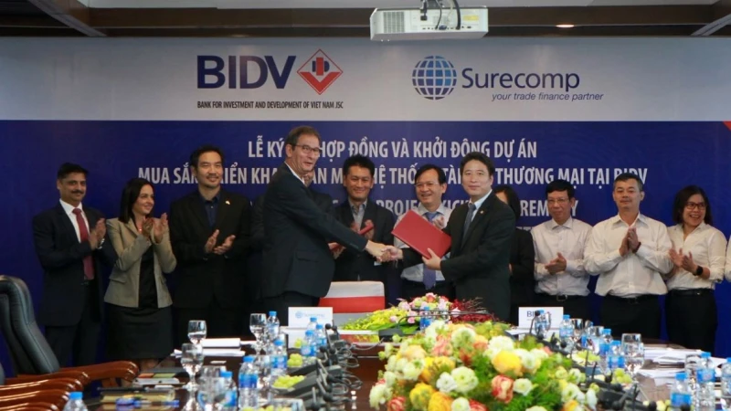 BIDV khởi động dự án “Mua sắm, triển khai phần mềm hệ thống tài trợ thương mại”