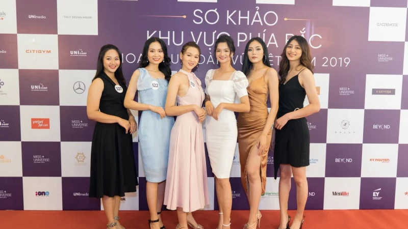 Sơ khảo khu vực phía Bắc Hoa hậu Hoàn vũ Việt Nam 2019 ngày đầu tiên