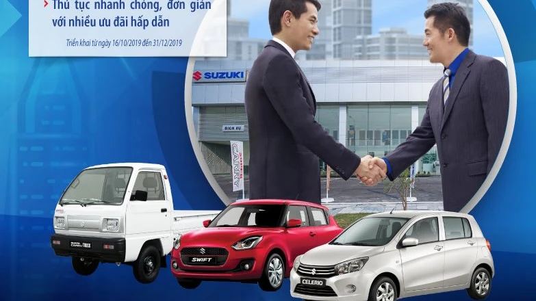 Sở hữu xe ôtô Suzuki với ưu đãi đặc biệt từ BIDV