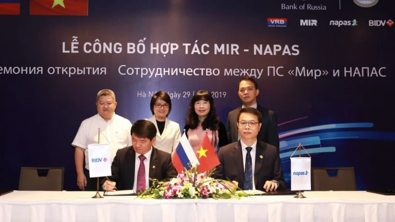 BIDV và NAPAS công bố triển khai dịch vụ kết nối với tổ chức thẻ nội địa Liên bang Nga NSPK