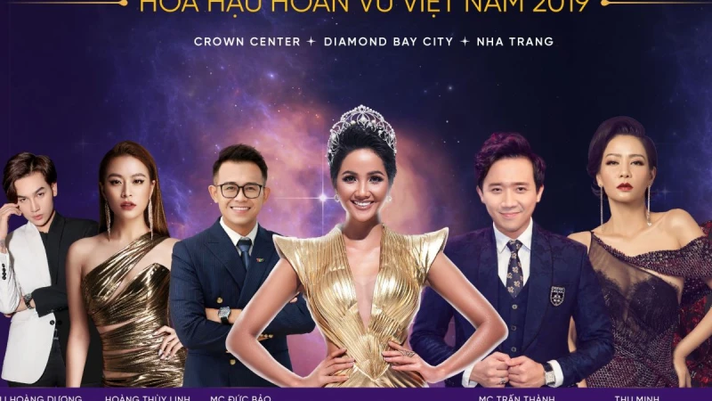 Công bố nghệ sĩ, MC đêm bán kết và chung kết Hoa hậu Hoàn vũ Việt Nam 2019