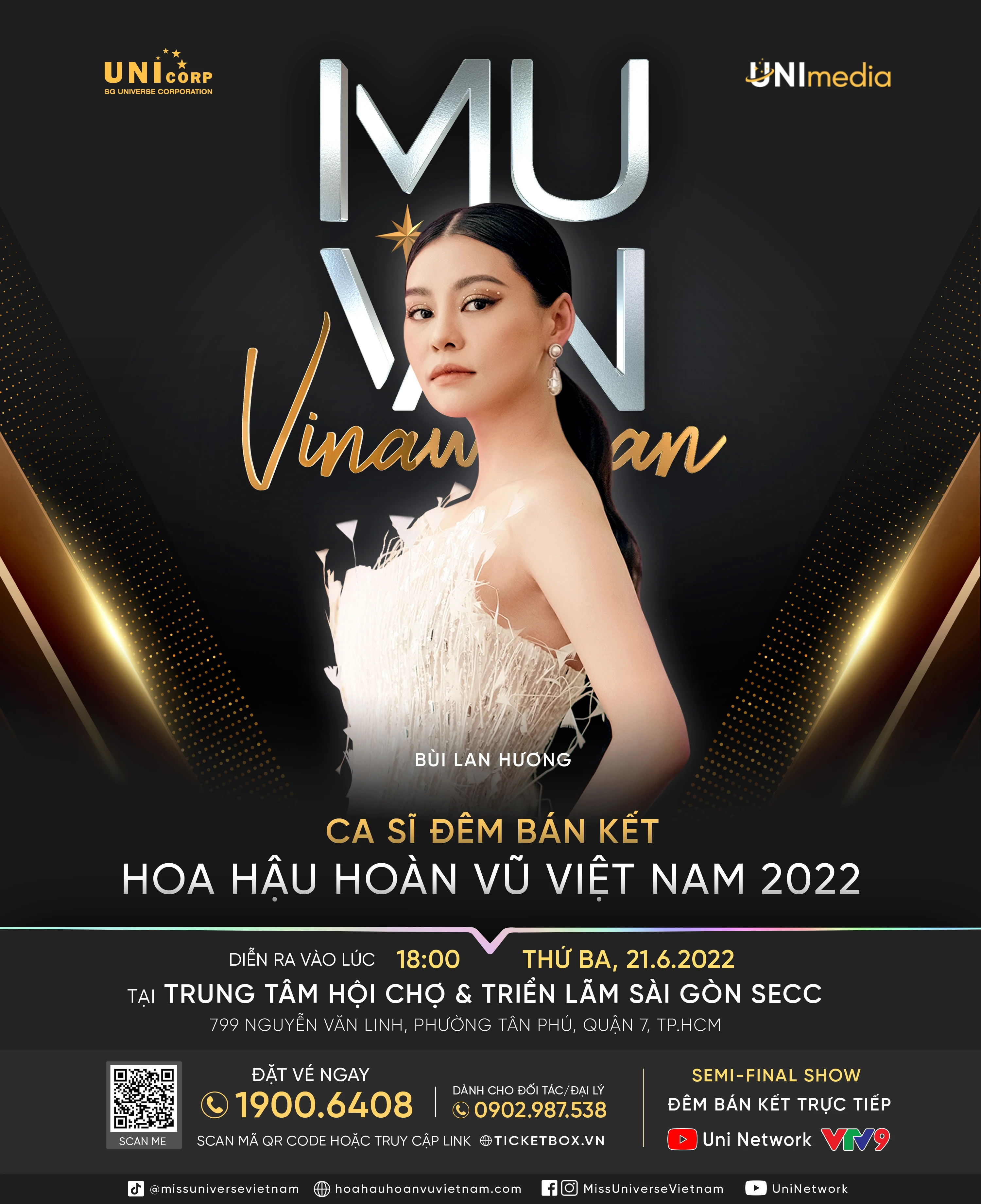 Sự kiện đêm Bán kết Hoa hậu Hoàn vũ Việt Nam 2022 - hứa hẹn màn tranh tài đẳng cấp
