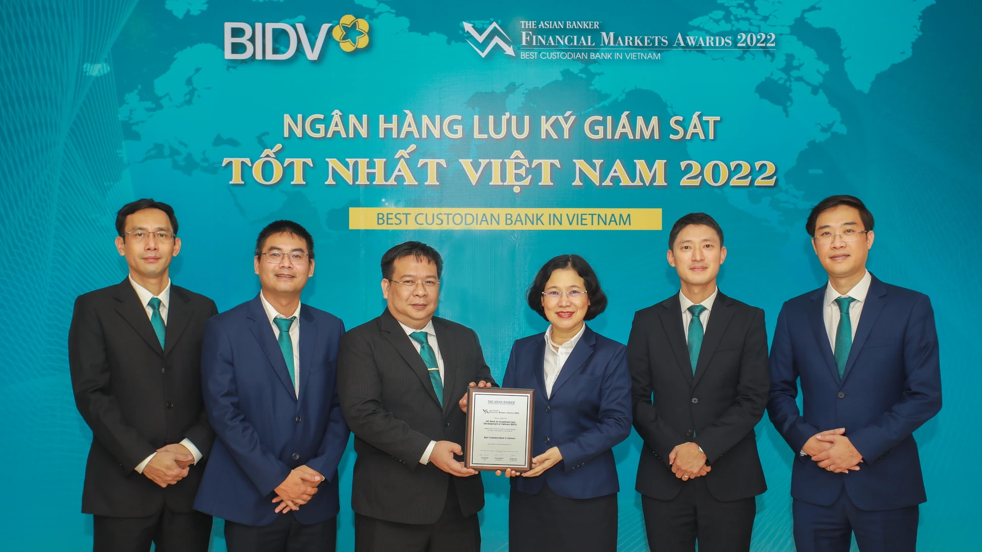 BIDV nhận giải thưởng “Ngân hàng lưu ký giám sát tốt nhất Việt Nam 2022”