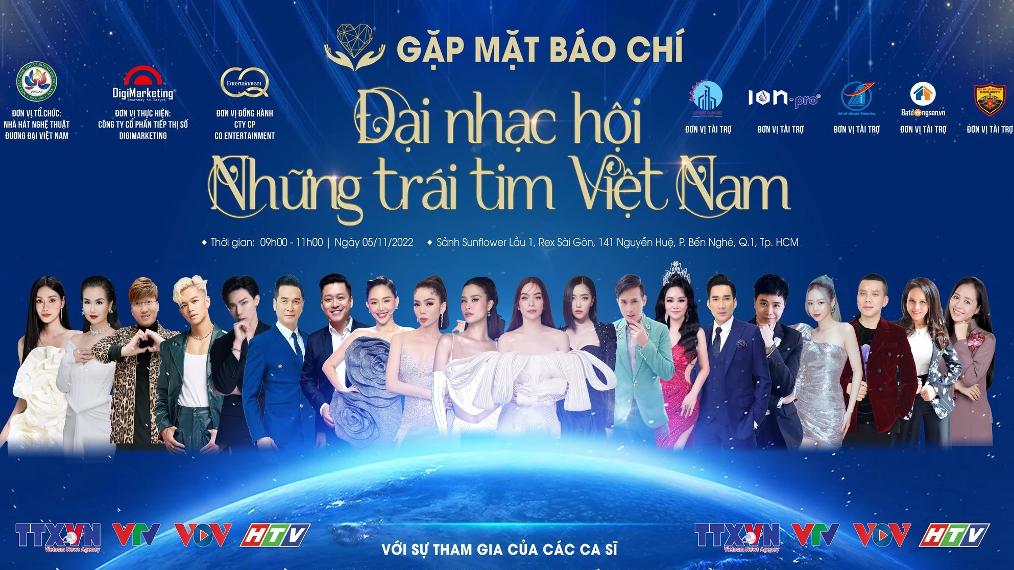 “Những trái tim Việt Nam” – Đại nhạc hội kết nối những trái tim yêu thương